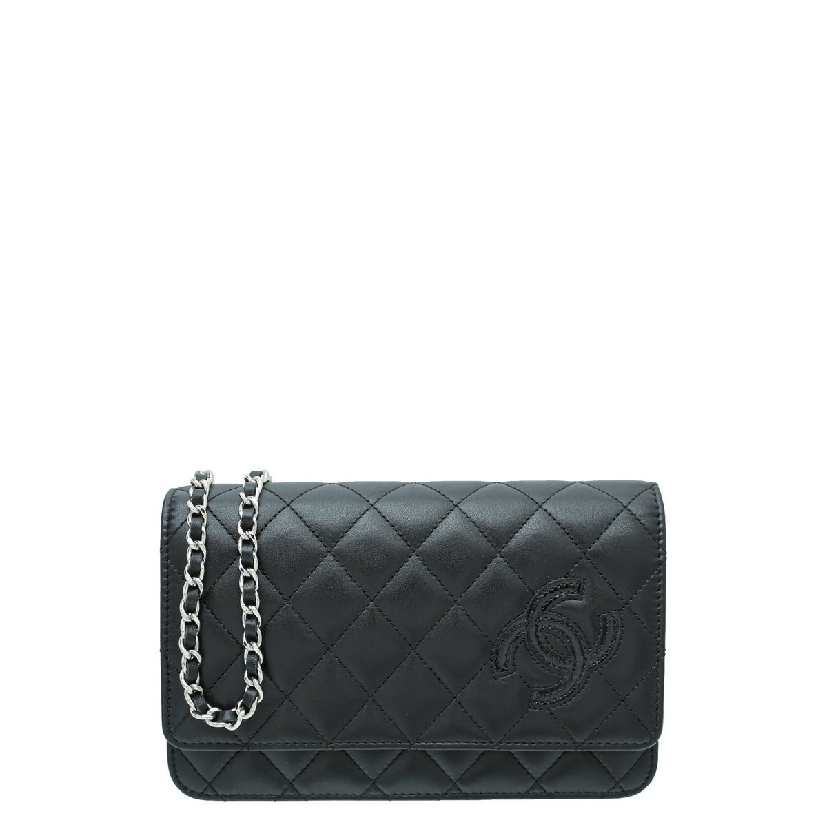 Chanel Black CC Cambon Wallet On Chain