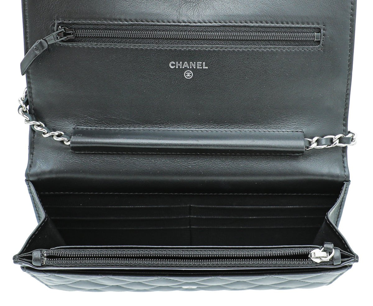 Chanel Black CC Cambon Wallet On Chain