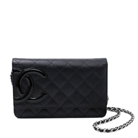 Chanel Black CC Cambon Wallet On Chain