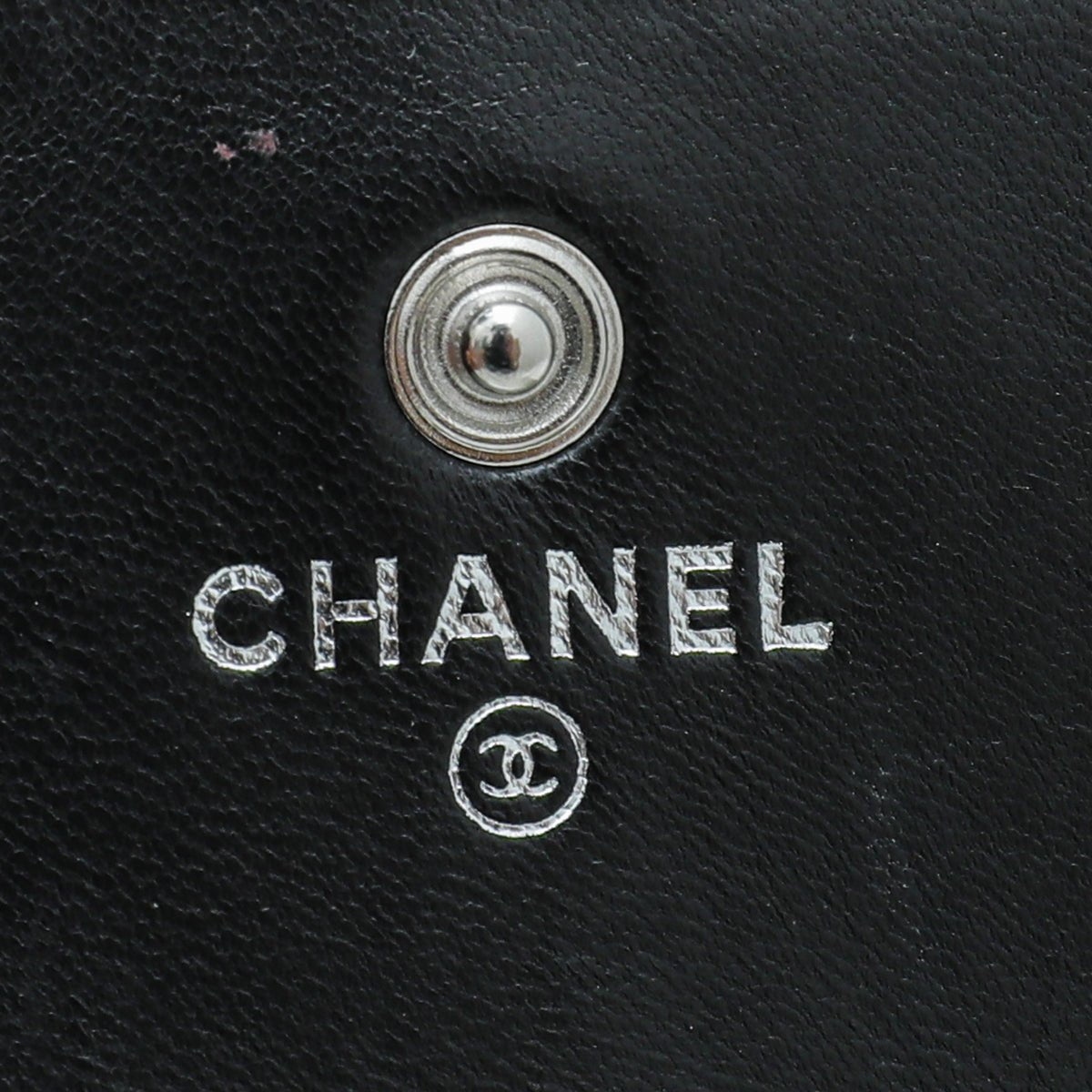 Chanel Black CC Camellia Flower Flap Wallet