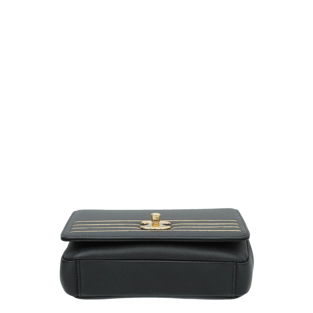 Chanel Black CC Captain Gold Belt Bag