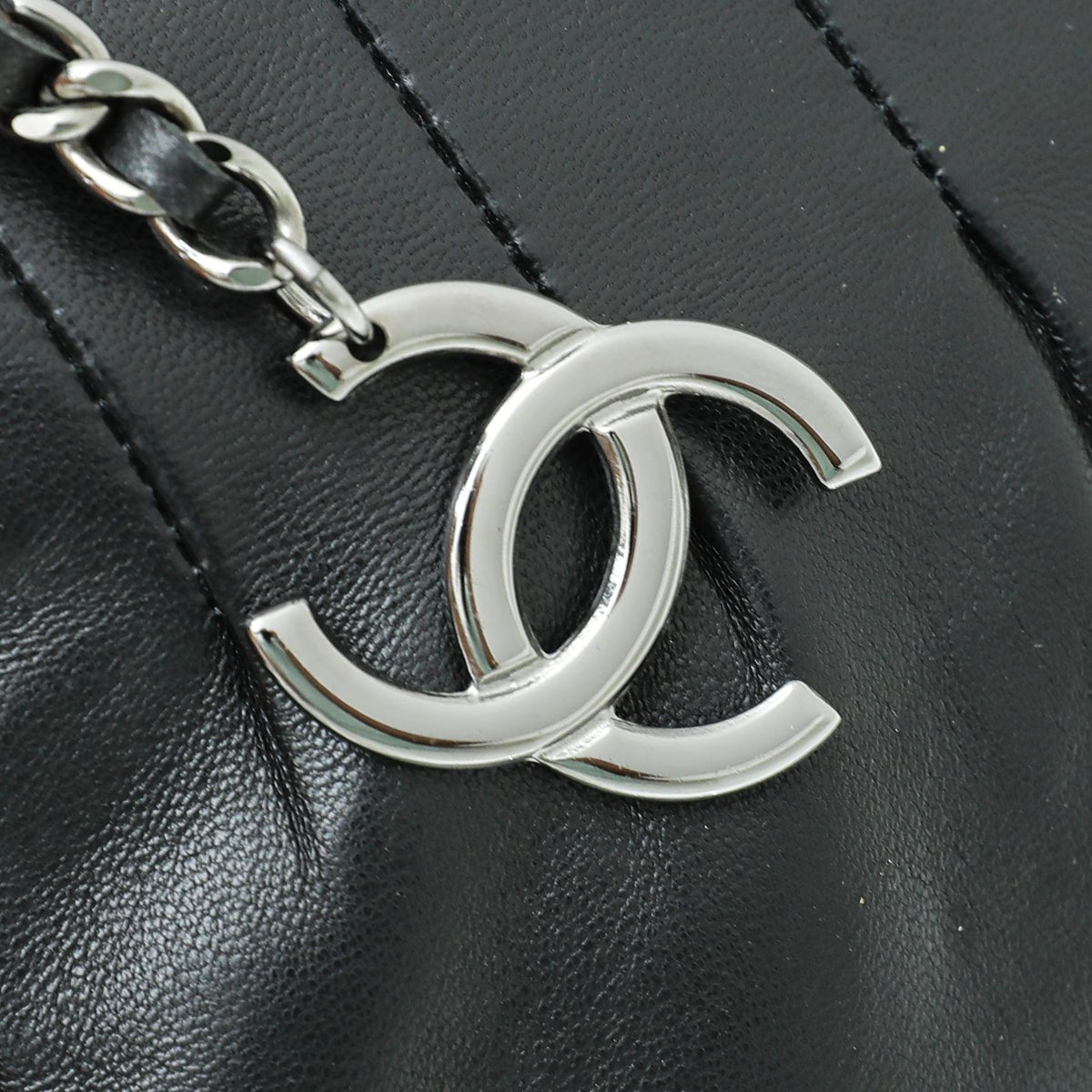 Chanel Black CC Chain Pouch