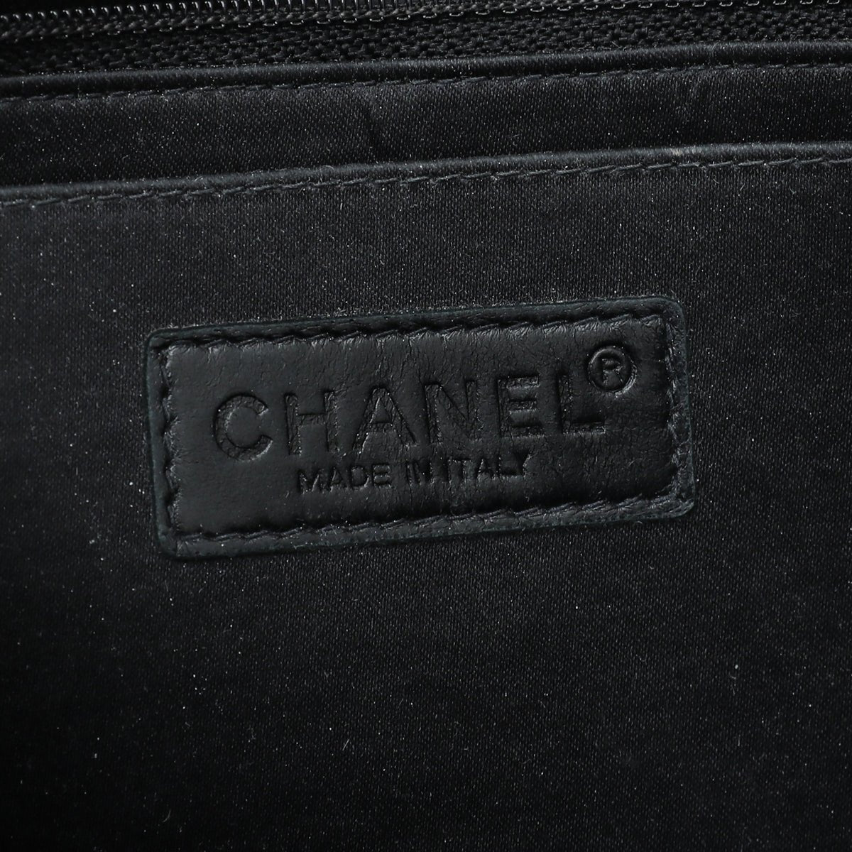 Chanel Black CC Chocolate Bar Medium Bag