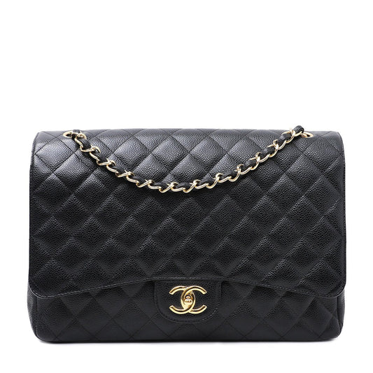 Chanel Black CC Classic Double Flap Bag