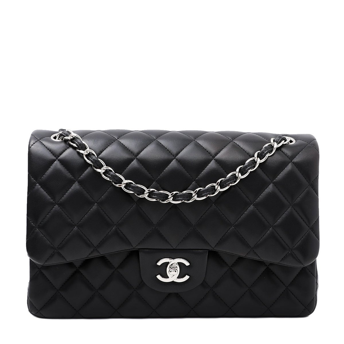 Chanel Black CC Classic Double Flap Bag