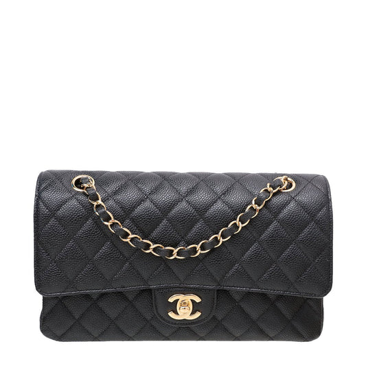 Chanel Black CC Classic Double Flap Bag