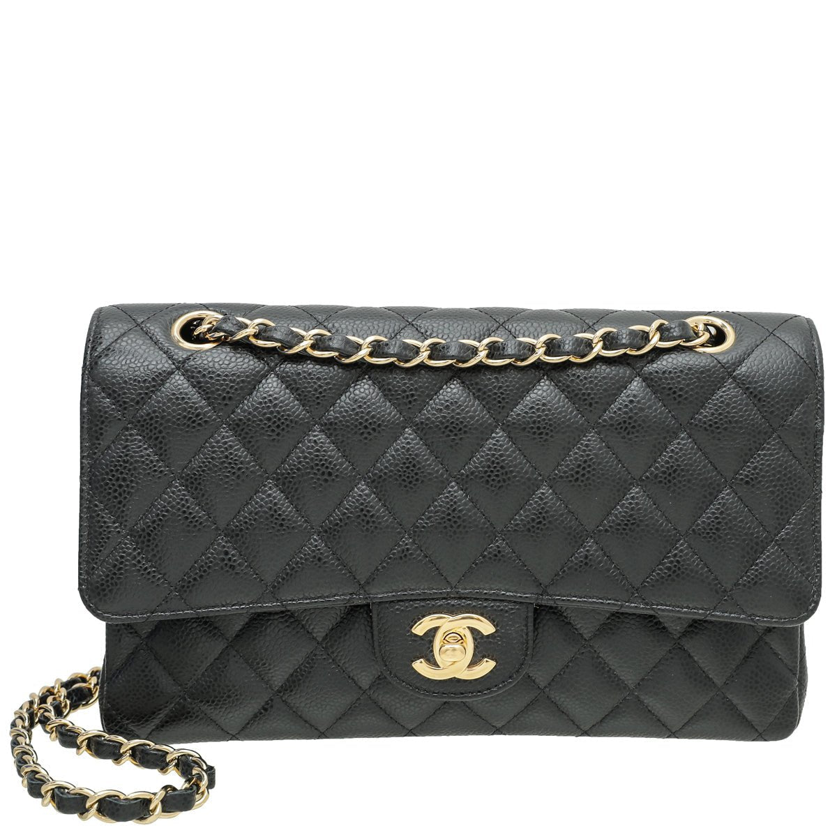 Chanel Black CC Classic Double Flap Bag