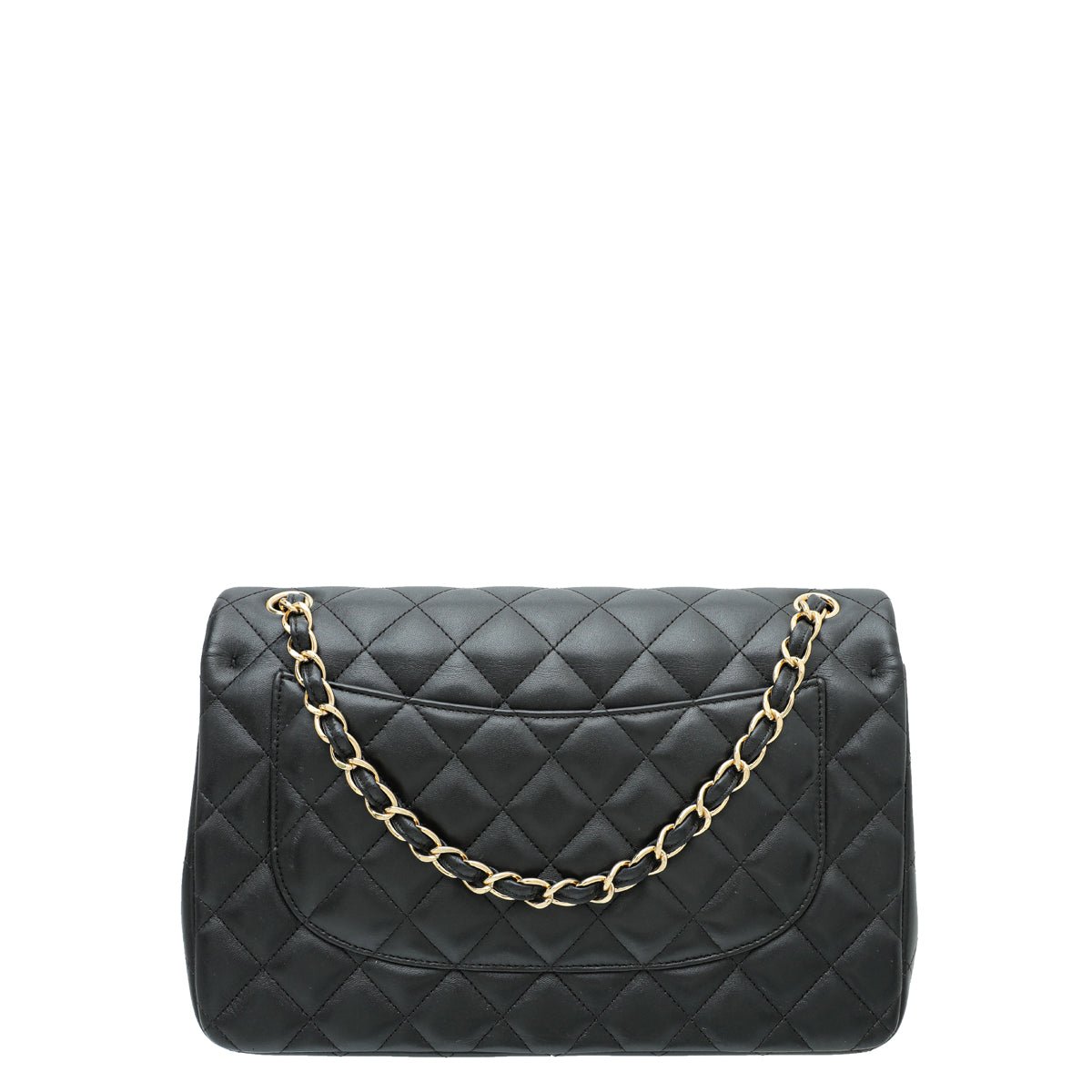 Chanel Black CC Classic Double Flap Jumbo Bag