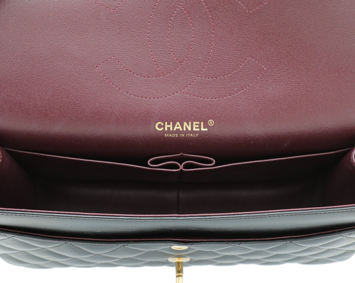 Chanel Black CC Classic Double Flap Jumbo Bag