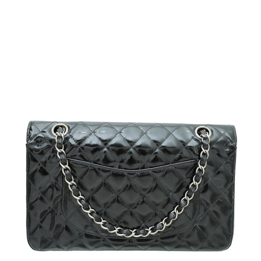 Chanel Black CC Classic Double Flap Medium Bag