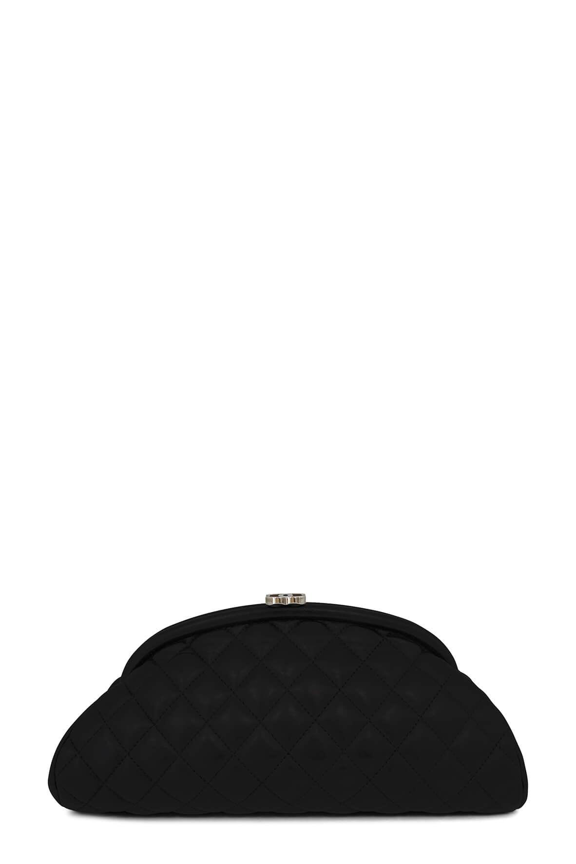 Quilted Timeless Clutch Black