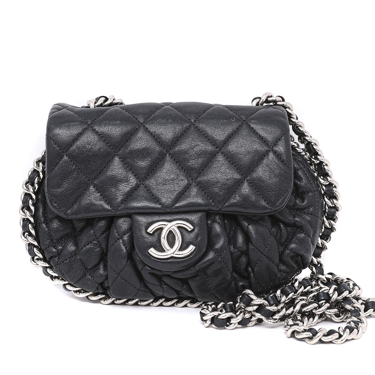 Chanel Black Chain Around Flap Bag