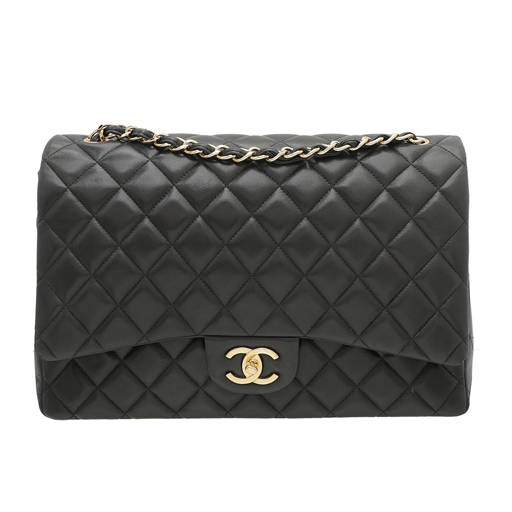 Chanel Black Classic Double Flap Bag