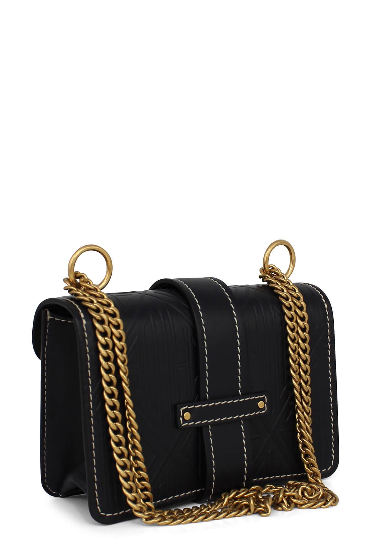 Aby Mini Shoulder Bag	Black