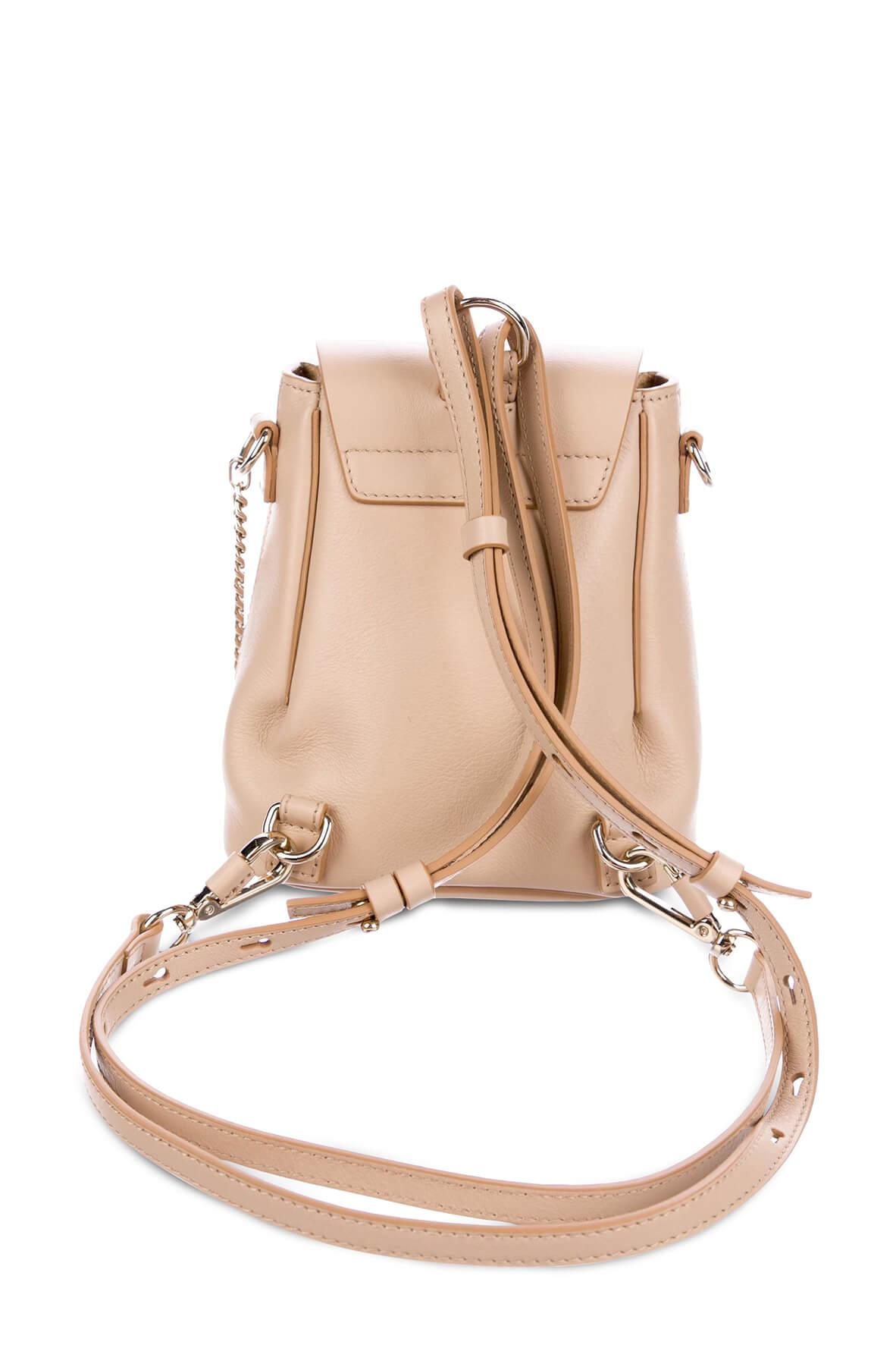 Mini Faye Backpack Pearl Beige