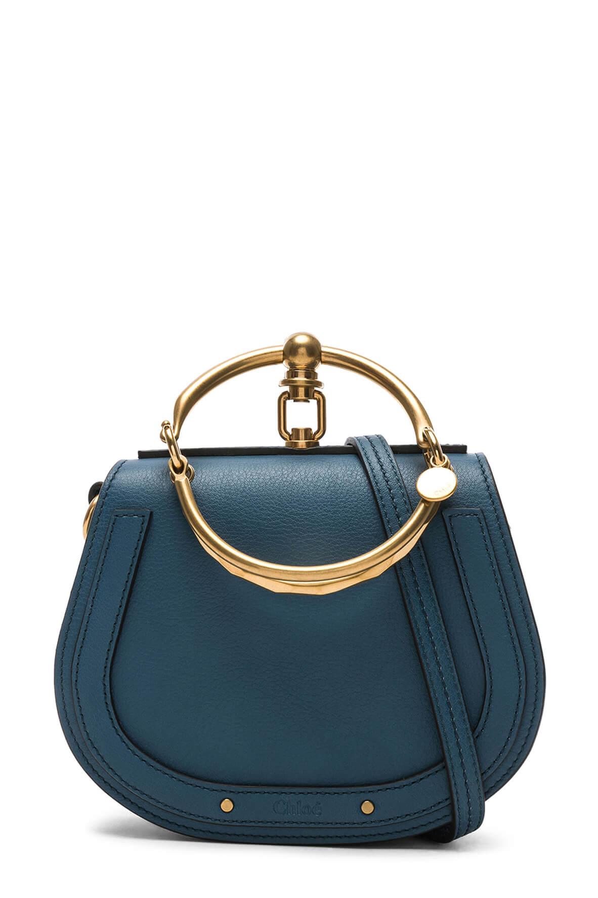 Small Nile Bracelet Bag Vinyl Blue