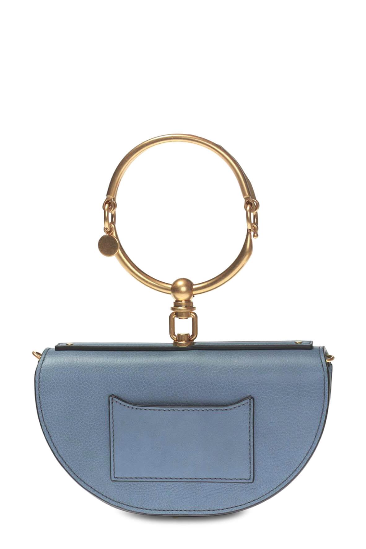 Small Nile Minaudiere Bracelet Bag Cloudy Blue