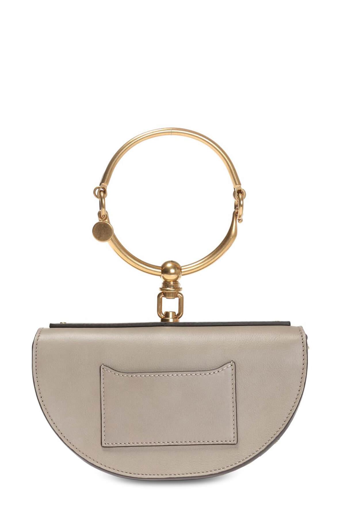 Small Nile Minaudiere Bracelet Bag Motty Grey