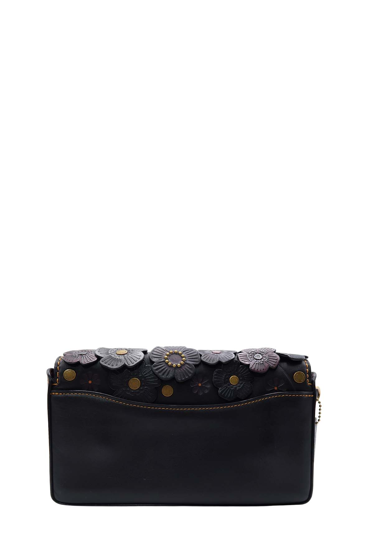 1941 Dinky Medium Floral Crossbody Black