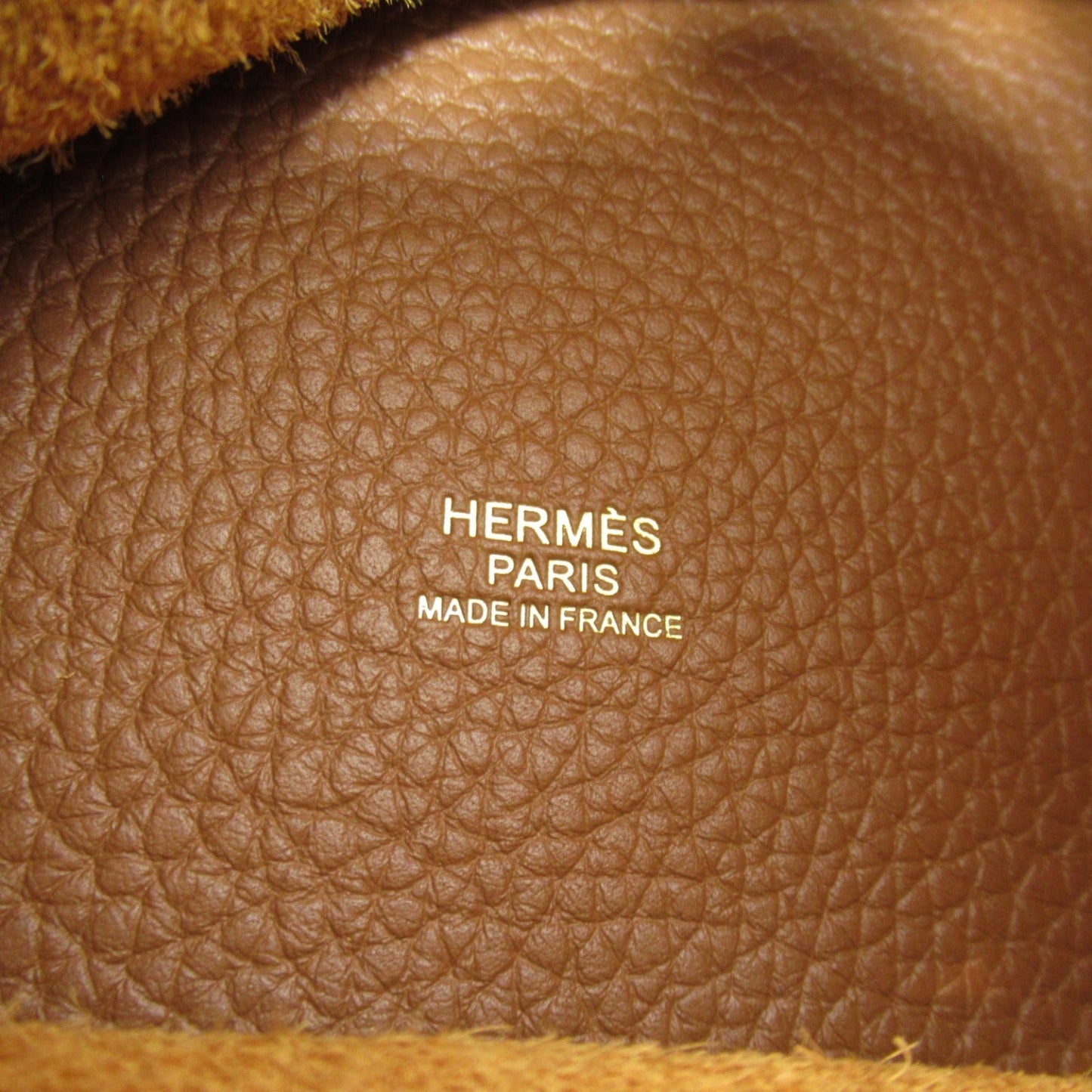 Hermes Picotin Lock PM G Handbag Handbag Handbag Leather Togo  Brown 056289CC