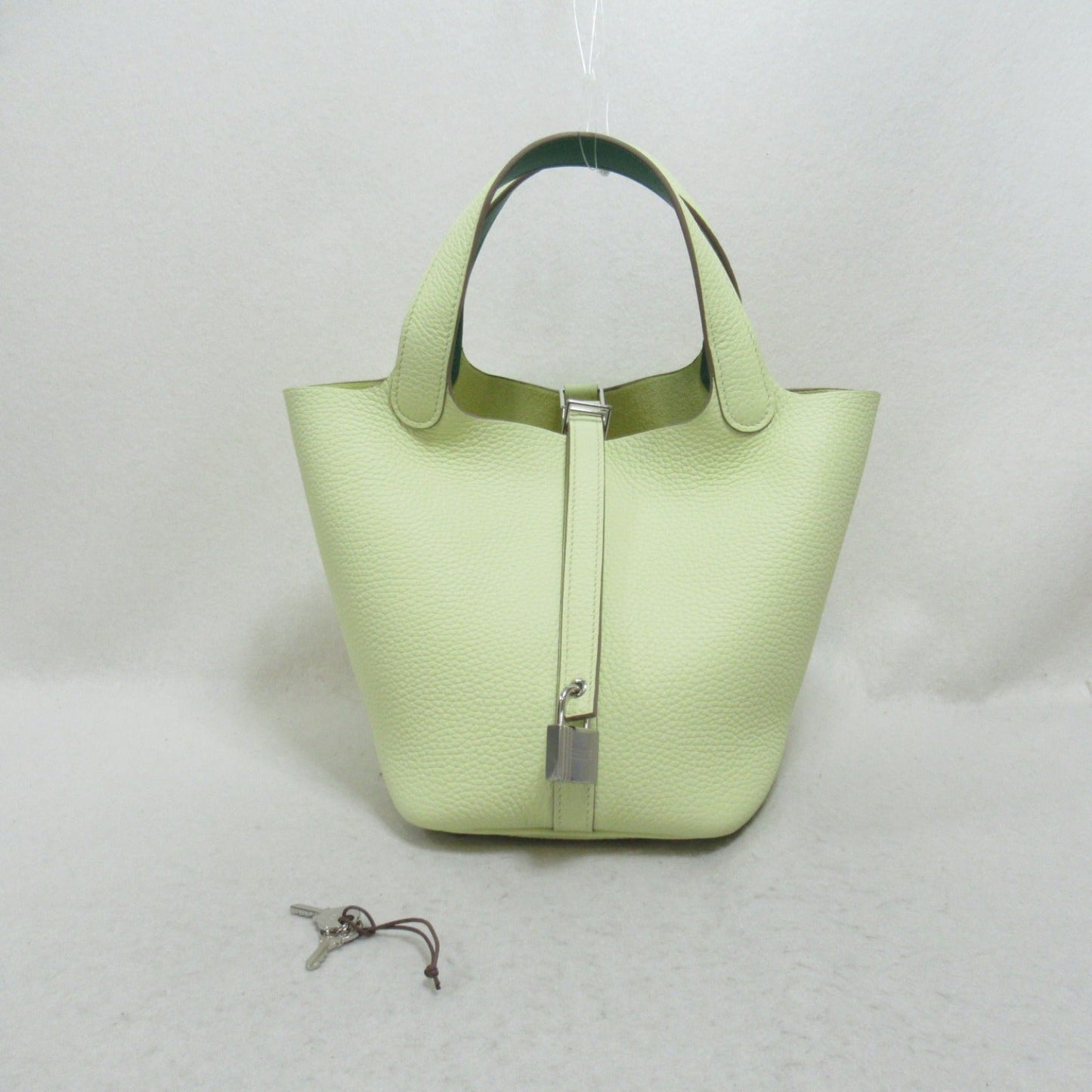 Hermes Picotin Lock PM Handbag Handbag Handbag Handbags Leather  clement  Green John Milton/Velve