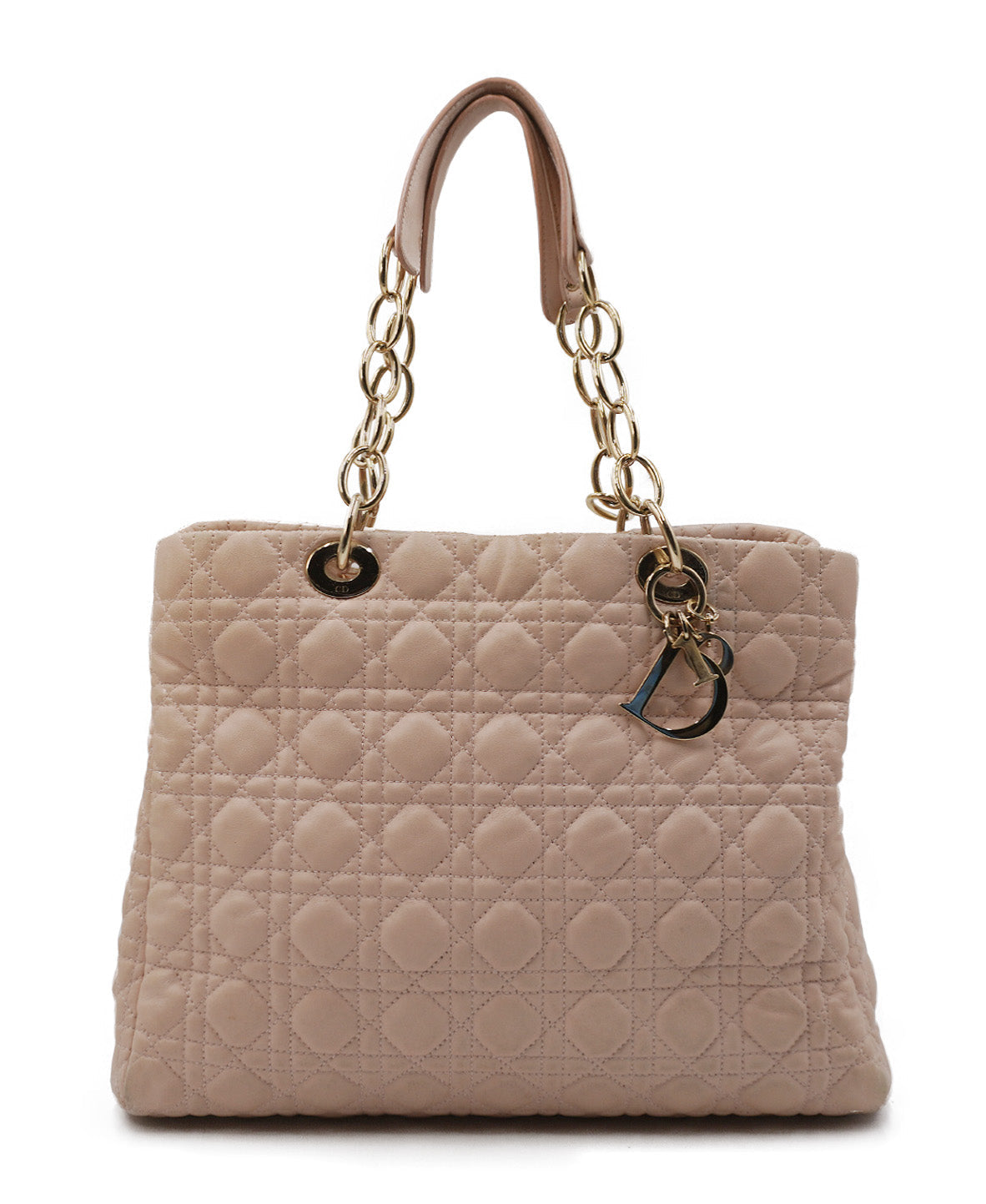 Cannage Soft Lady Dior Shopping Tote Beige