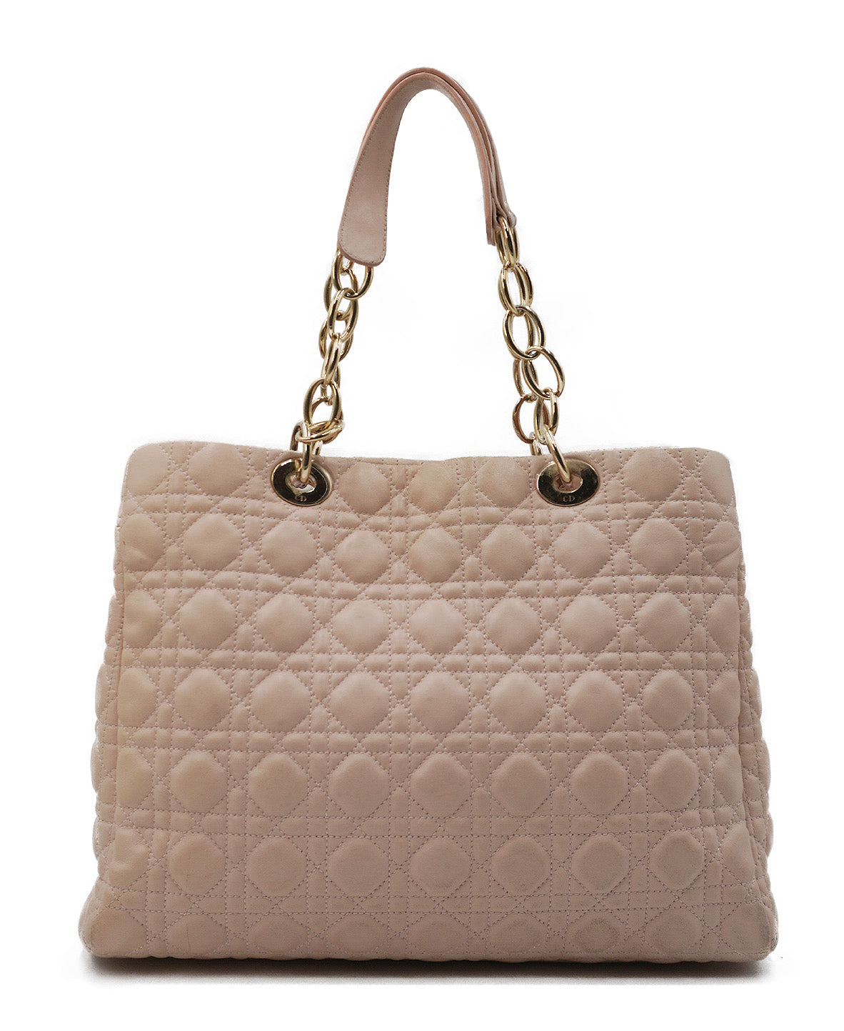 Cannage Soft Lady Dior Shopping Tote Beige