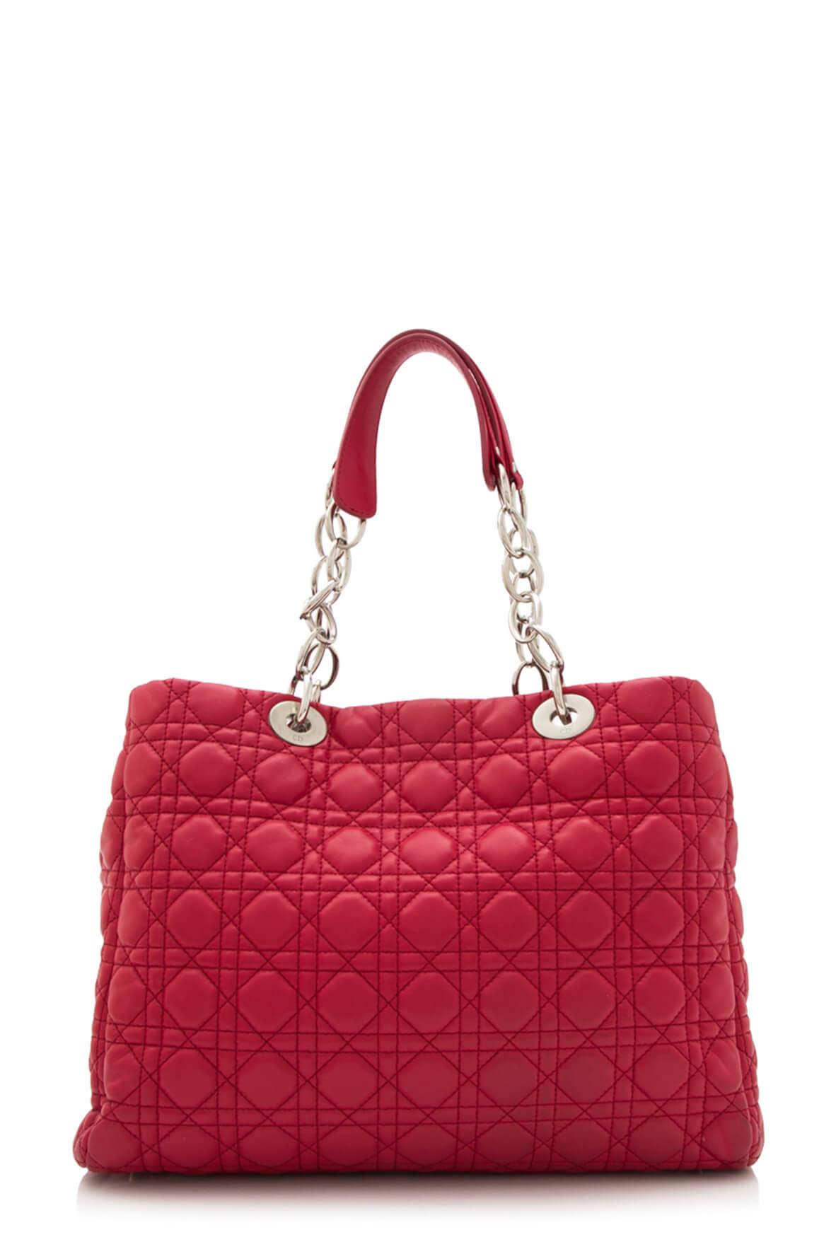 Cannage Shopping Tote Pink