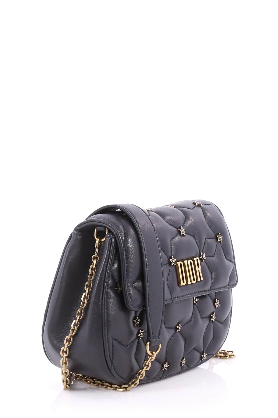 Small Dio(r)evolution Round Clutch with Chain