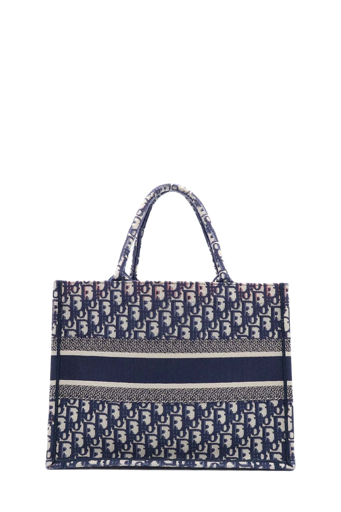 Small Oblique Book Tote Navy