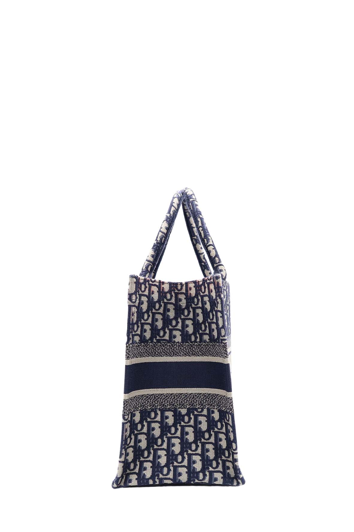 Small Oblique Book Tote Navy