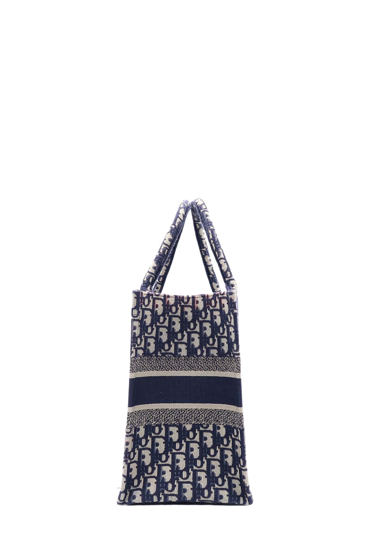 Small Oblique Book Tote Navy