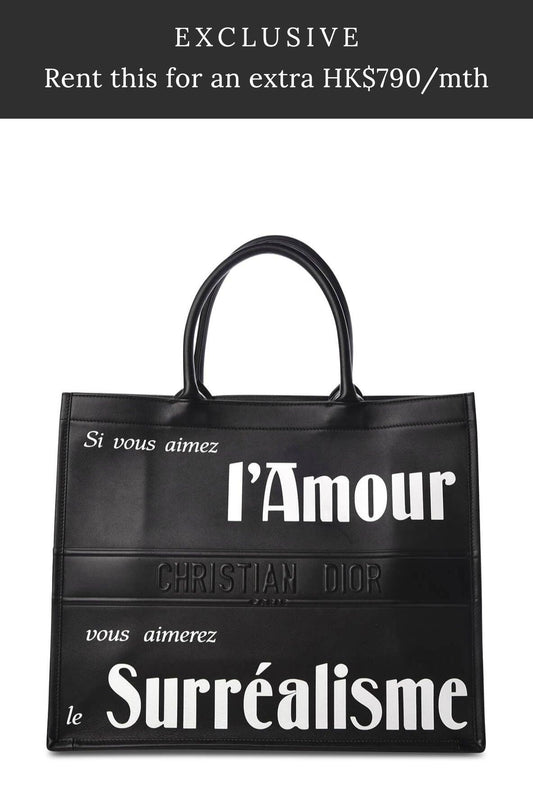 Surrealism Book Tote Black