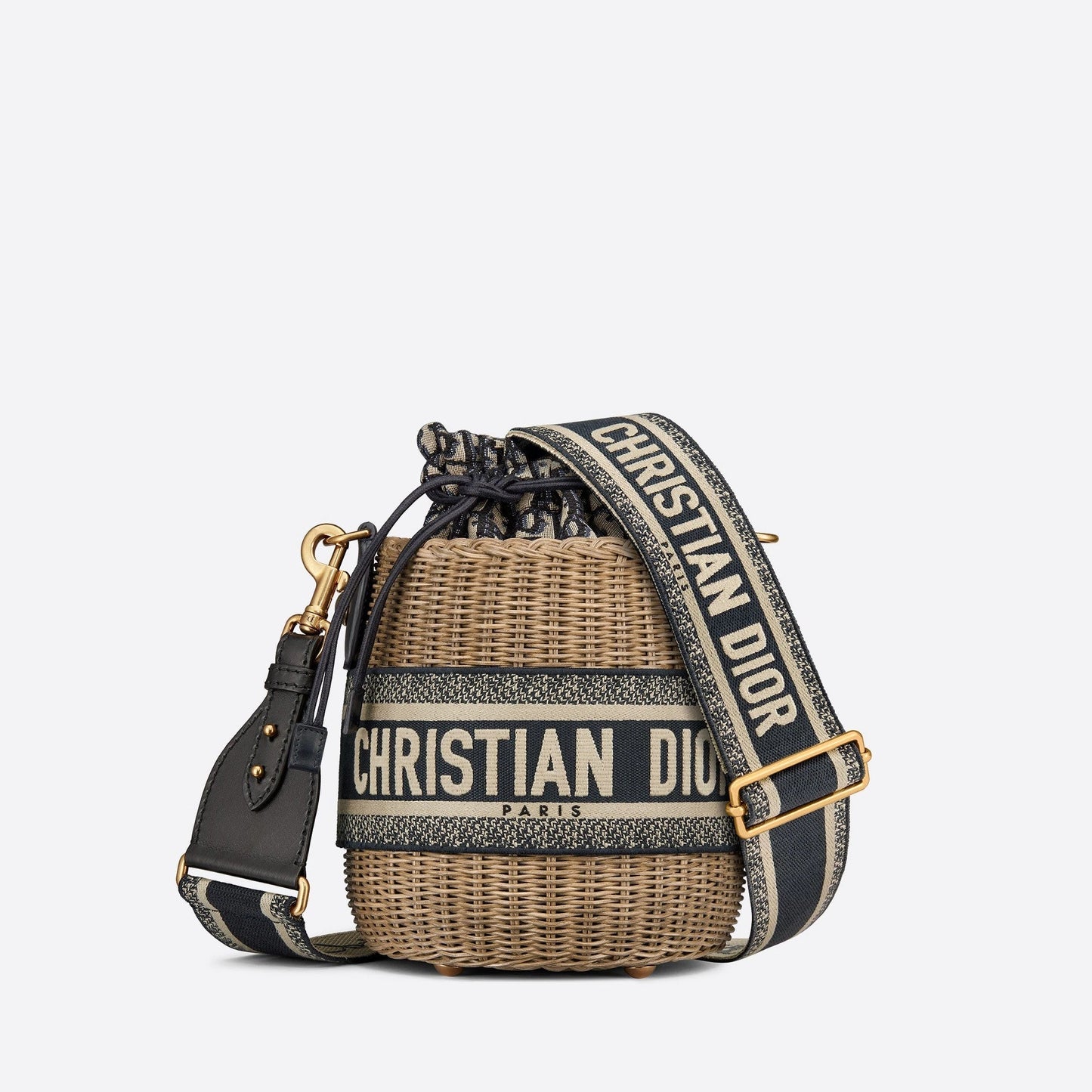 DIOR WICKER BUCKET BAG