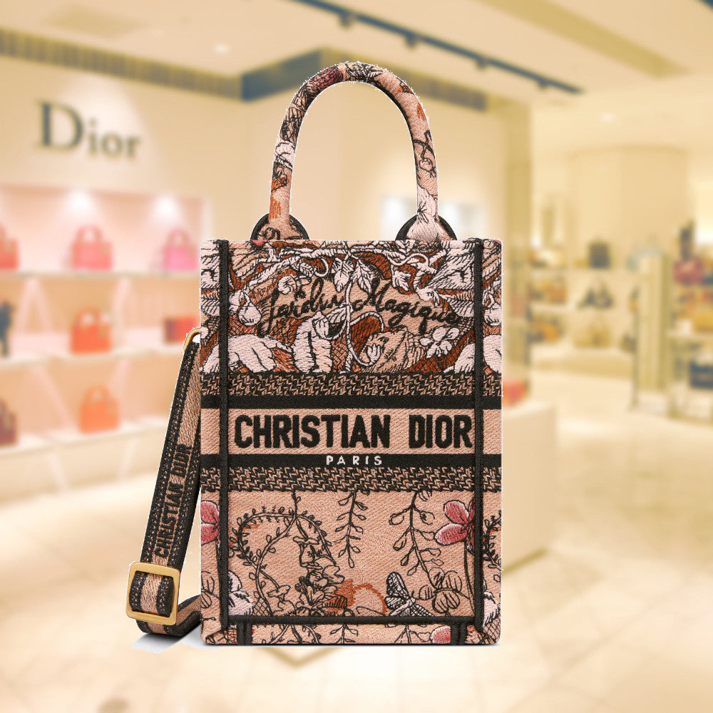 MINI DIOR BOOK TOTE PHONE BAG