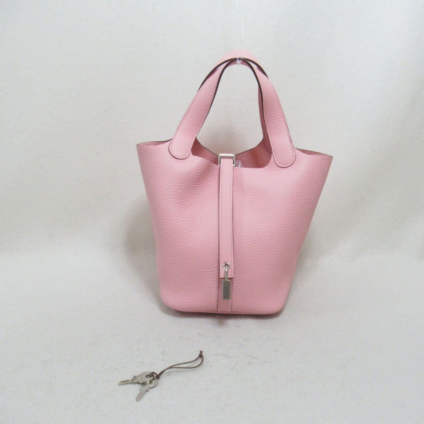 Hermes Picotin Lock PM Rose Sacca Handbag Handbag Handbag Leather Triumphant  Pink Collector