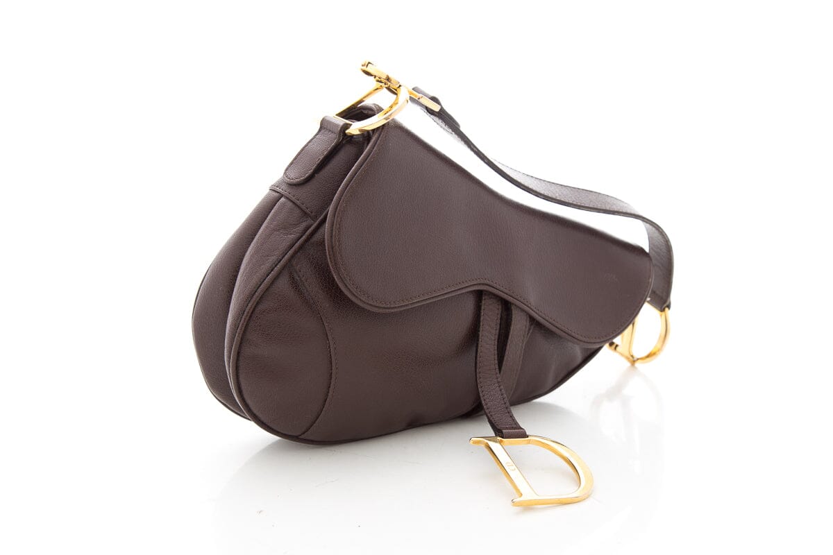 Dior Brown Saddle Handbag