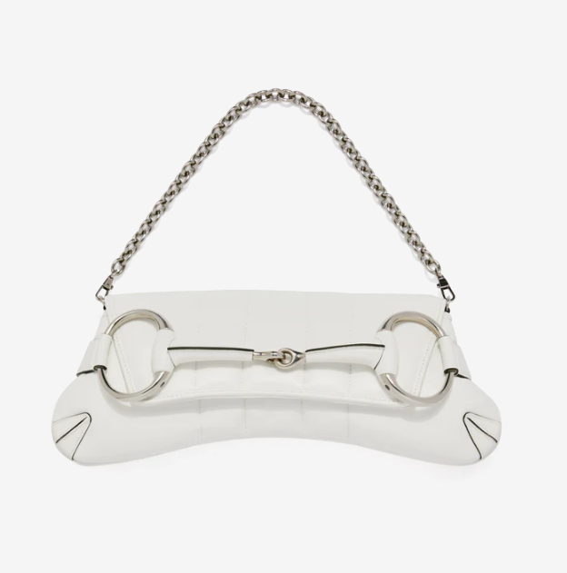 GUCCI Horsebit Small Padded-Leather Shoulder Bag