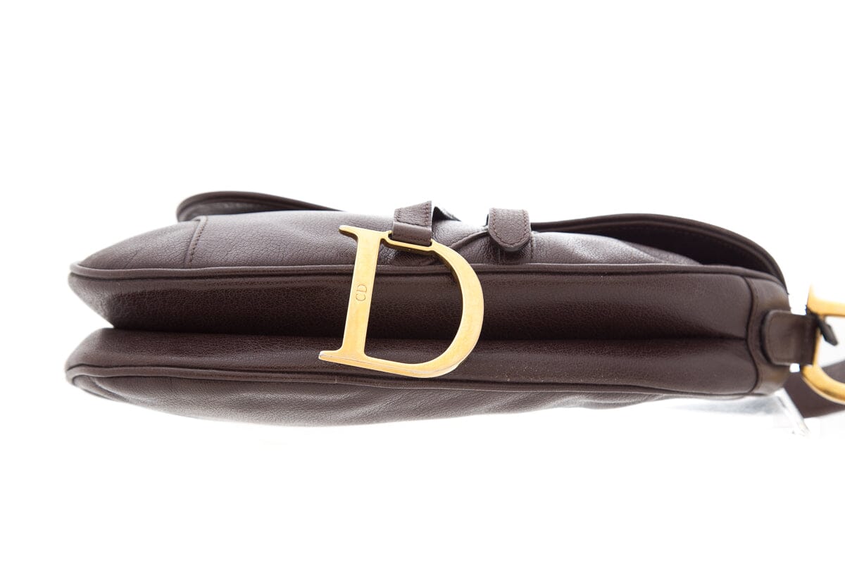 Dior Brown Saddle Handbag