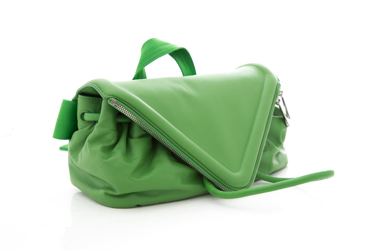 Bottega Veneta Green Beak Triangle Belt Bag