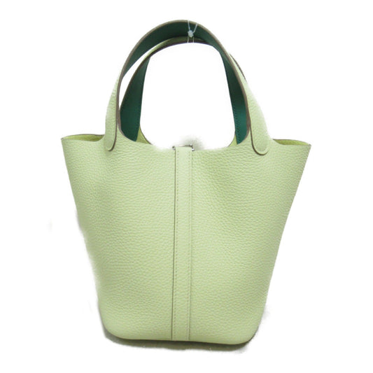 Hermes Picotin Lock PM Handbag Handbag Handbag Handbags Leather  clement  Green John Milton/Velve