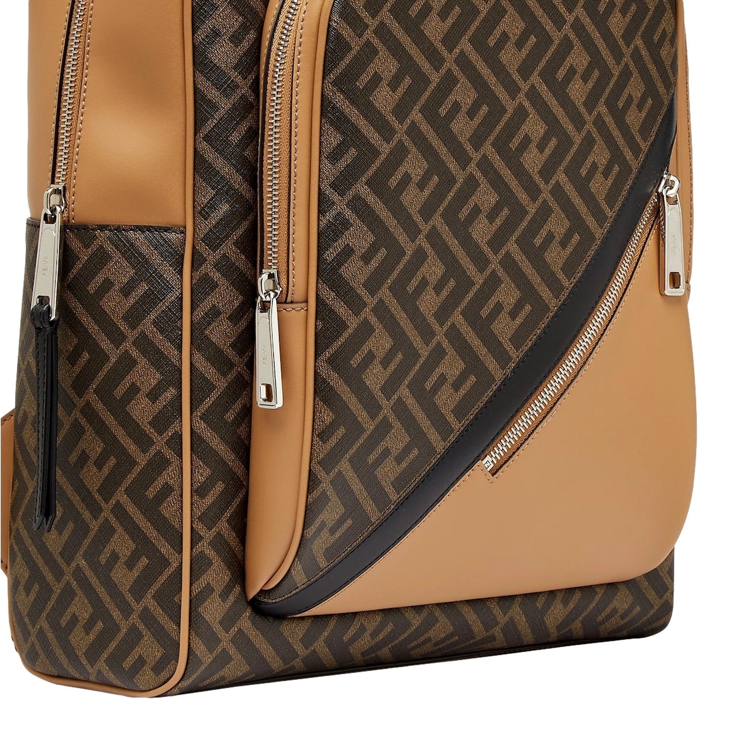 Fendi Diagonal FF Logo Men's Backpack