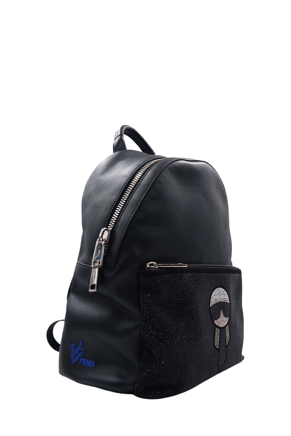 Embellished Karlito Backpack Black