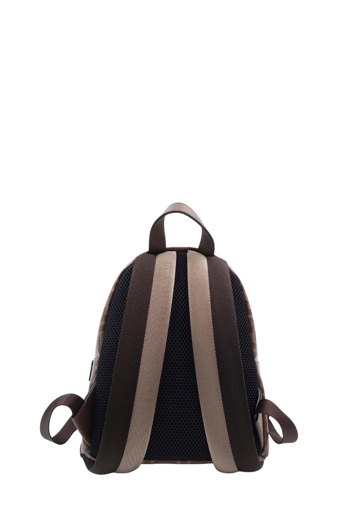 Mini Mania Logo Backpack Brown