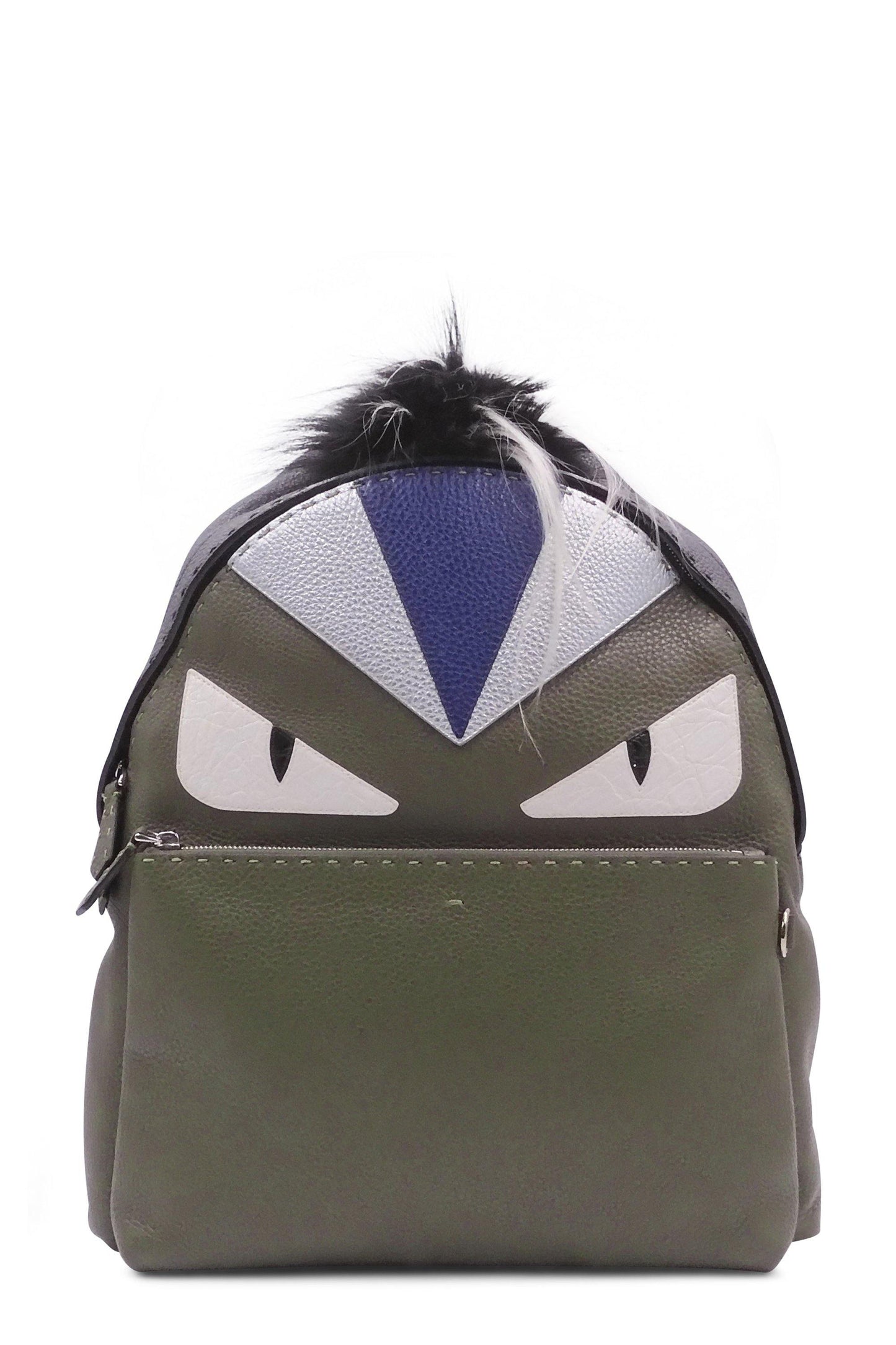 Monster Eyes Backpack Green