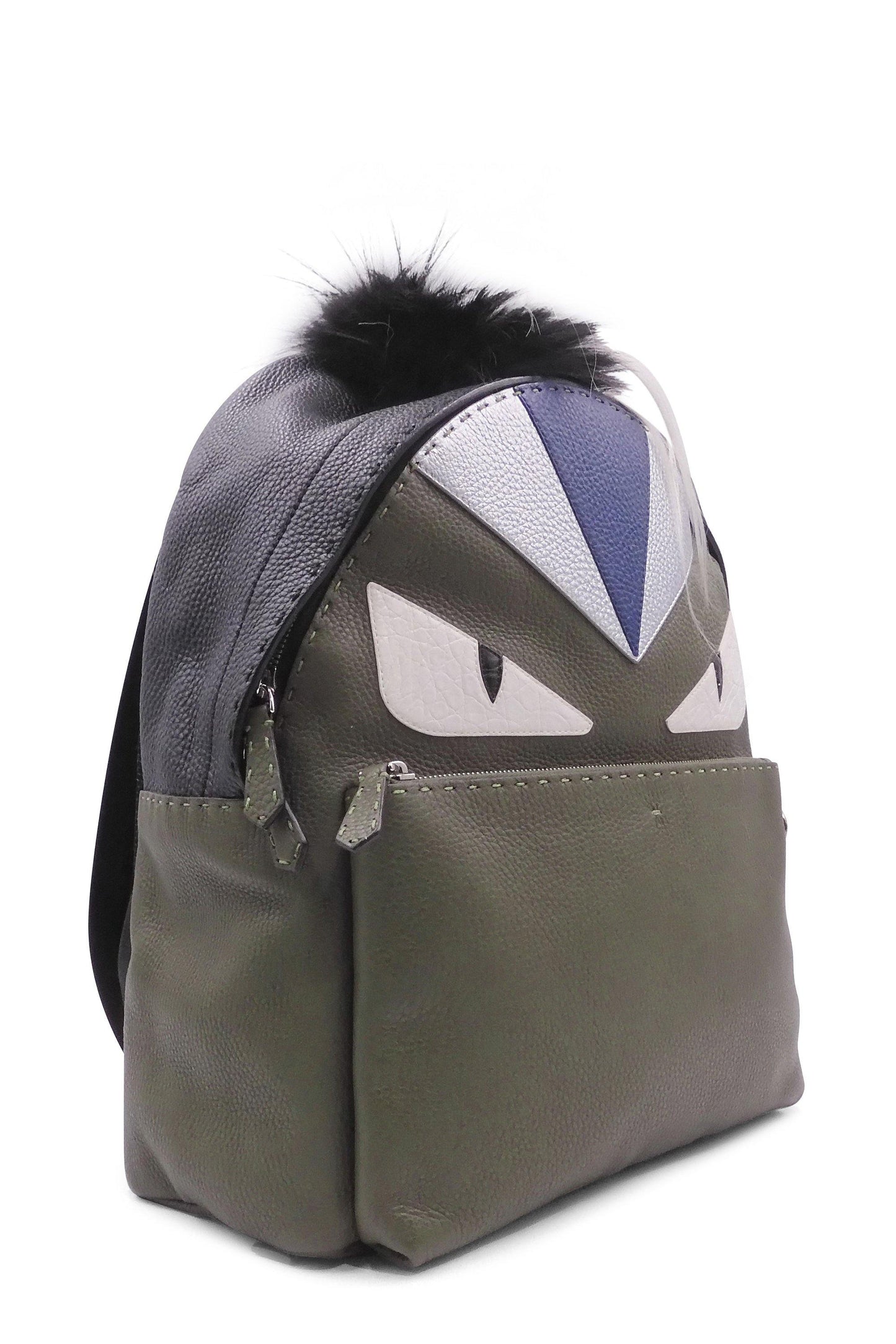 Monster Eyes Backpack Green