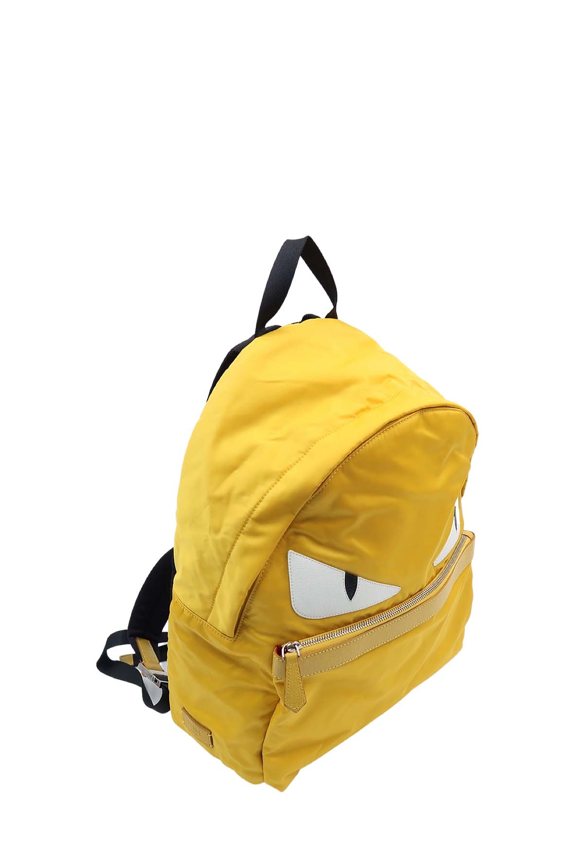 Nylon Monster Eyes Backpack Yellow