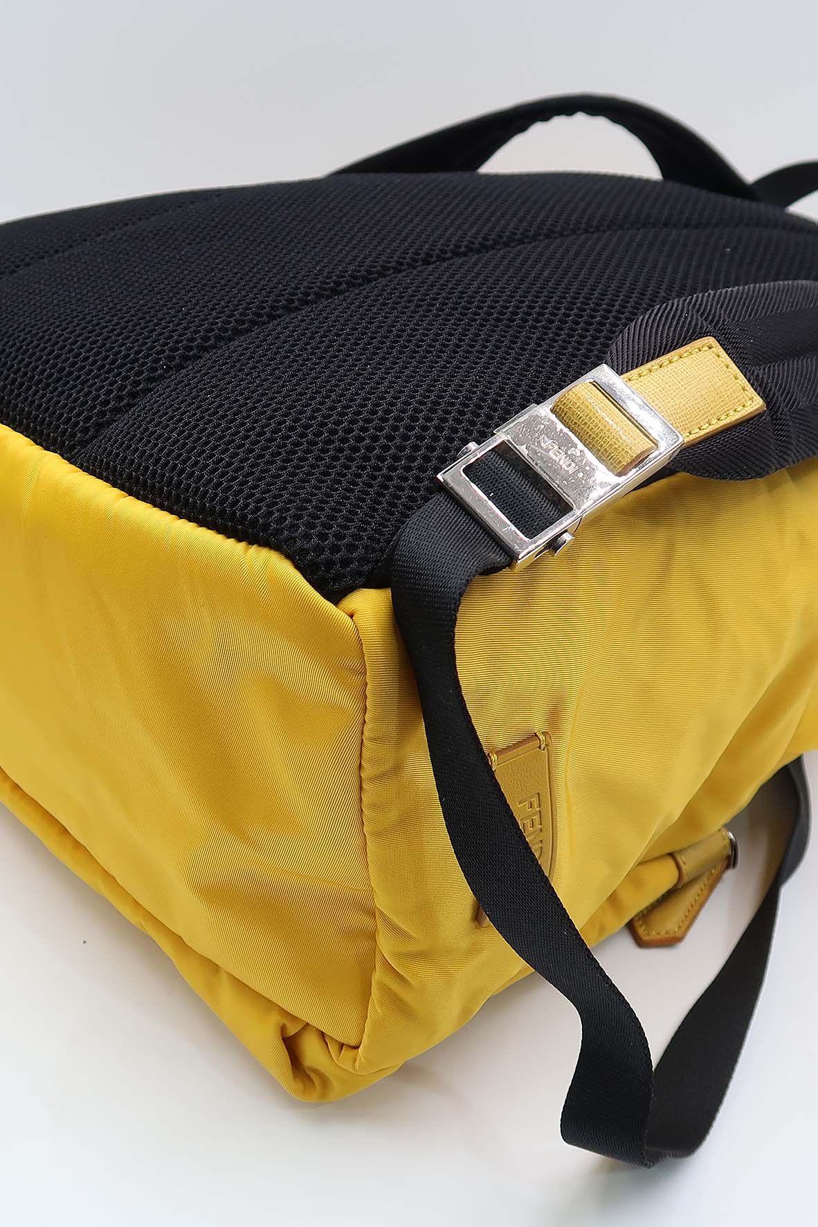 Nylon Monster Eyes Backpack Yellow