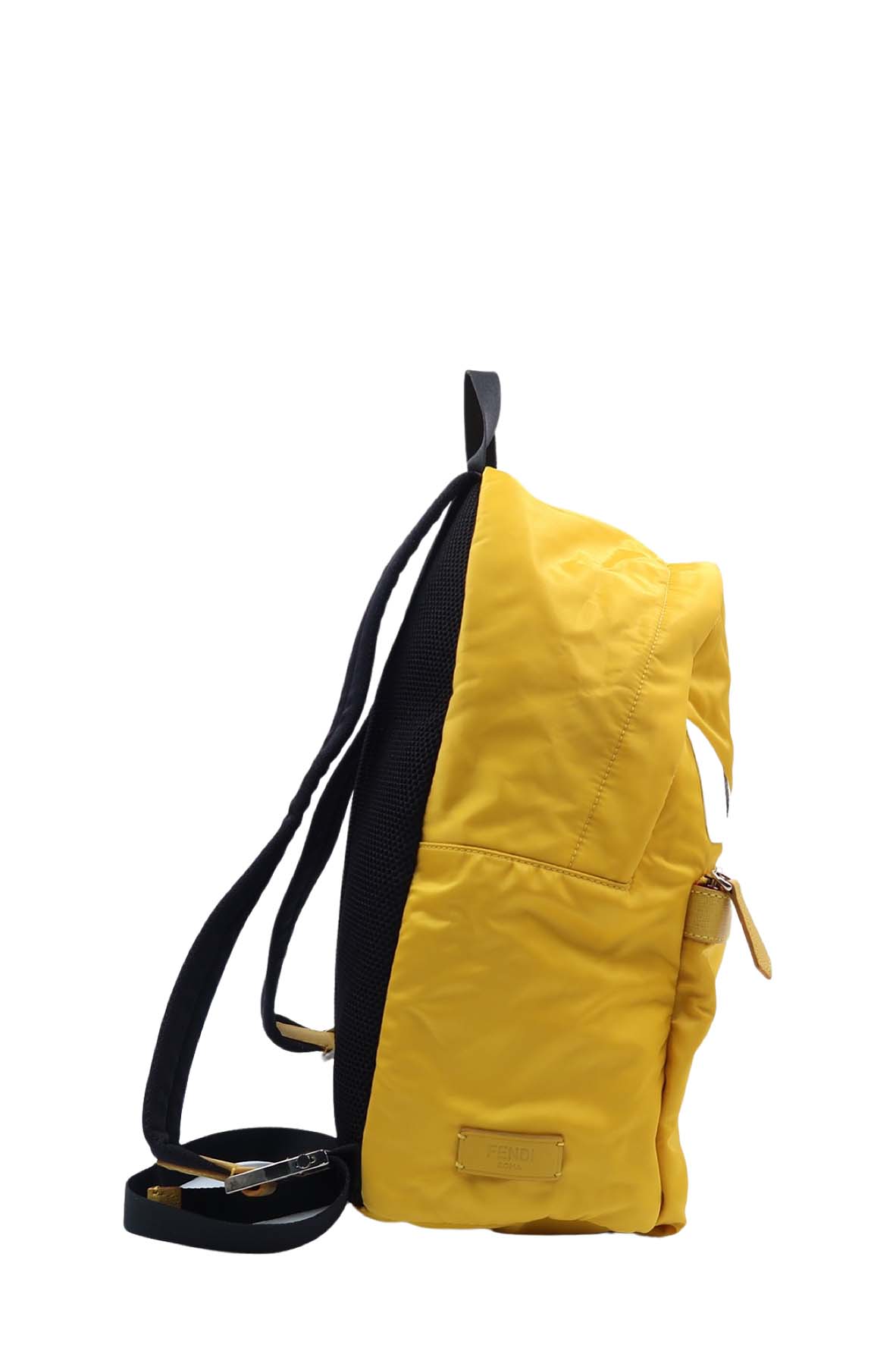 Nylon Monster Eyes Backpack Yellow