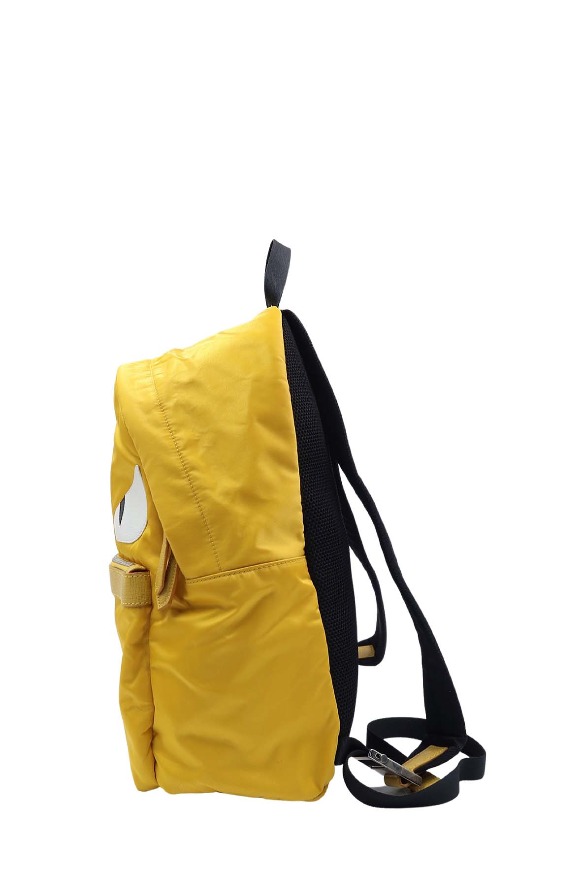 Nylon Monster Eyes Backpack Yellow